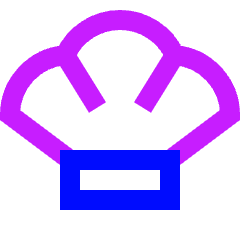 Shell Icon from Sharp Neon Set