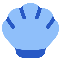 Shell Icon from Plump Flat Set