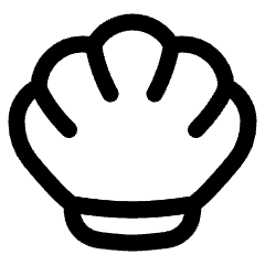 Shell Icon from Plump Line Set