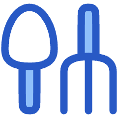 Shovel Rake Icon from Plump Duo Set