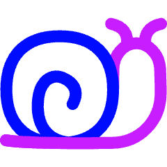 Snail Speed Slow Icon from Flex Neon Set