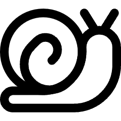Snail Speed Slow Icon from Core Line Set