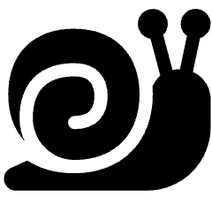 Snail Speed Slow Icon from Plump Solid Set