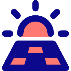 Solar Energy Icon from Core Pop Set
