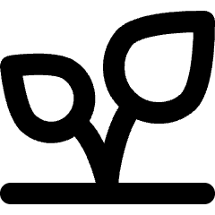 Sprout Icon from Micro Line Set