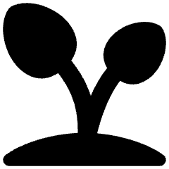 Sprout Icon from Flex Solid Set