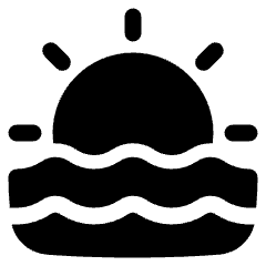 Sunset Icon from Plump Solid Set