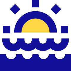 Sunset Icon from Sharp Pop Set