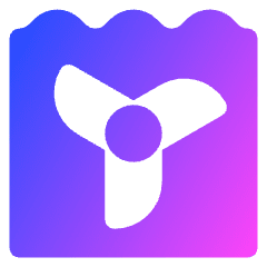 Tidal Energy Icon from Core Gradient Set