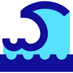 Tidal Wave Icon from Sharp Pop Set