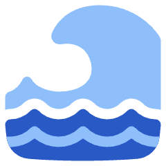 Tidal Wave Icon from Plump Flat Set
