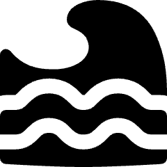 Tidal Wave Icon from Flex Solid Set