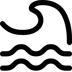 Tidal Wave Icon from Flex Line Set