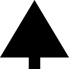 Tree 1 Icon from Sharp Solid Set
