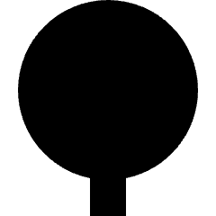 Tree 2 Icon from Sharp Solid Set