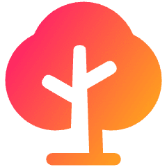 Tree 3 Icon from Plump Gradient Set