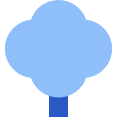 Tree 3 Icon from Sharp Flat Set