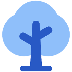 Tree 3 Icon from Plump Flat Set