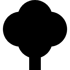 Tree 3 Icon from Sharp Solid Set