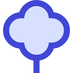 Tree 3 Icon from Sharp Duo Set
