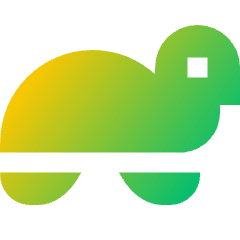 Turtle Speed Slow Icon from Sharp Gradient Set