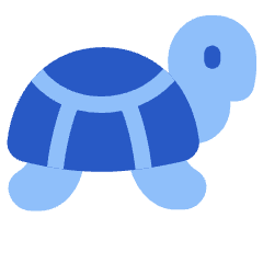 Turtle Speed Slow Icon from Plump Flat Set