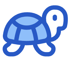 Turtle Speed Slow Icon from Plump Duo Set