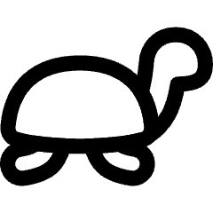 Turtle Speed Slow Icon from Flex Line Set