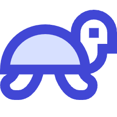 Turtle Speed Slow Icon from Sharp Duo Set