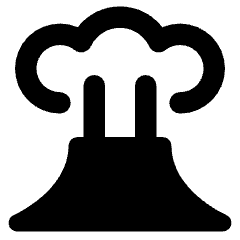 Volcano Icon from Core Remix Set