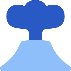Volcano Icon from Flex Flat Set