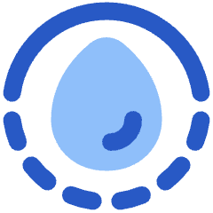 Water Drop 1 Icon from Plump Flat Set