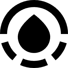 Water Drop 1 Icon from Sharp Solid Set