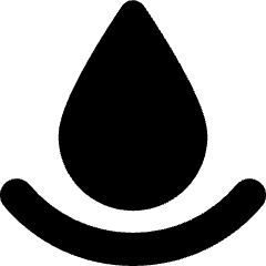 Water Drop 2 Icon from Micro Solid Set