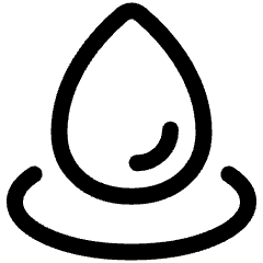 Water Drop 2 Icon from Plump Line Set