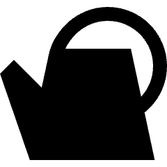 Watering Can Icon from Sharp Solid Set