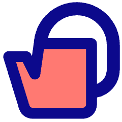 Watering Can Icon from Core Pop Set