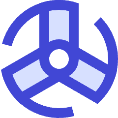 Wind Energy Icon from Sharp Duo Set
