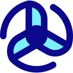 Wind Energy Icon from Core Pop Set