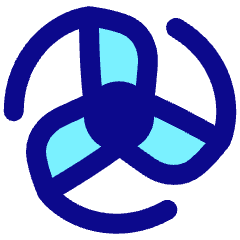 Wind Energy Icon from Plump Pop Set
