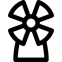 Windmill Icon from Core Line Set