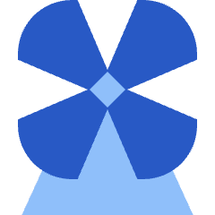 Windmill Icon from Sharp Flat Set
