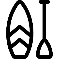 Paddle Board Icon from Ultimate Regular Set