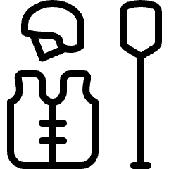 Sport Rafting Equipment 1 Icon from Ultimate Light Set