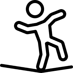 Sport Slack Lining Icon from Ultimate Light Set
