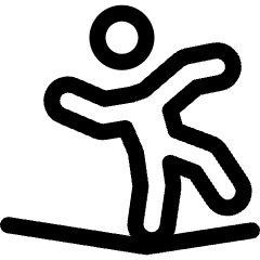 Sport Slack Lining Icon from Ultimate Regular Set