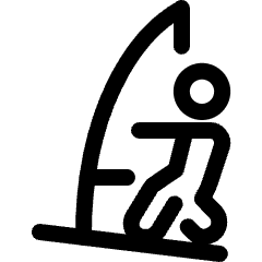 Sport Windsurfing 1 Icon from Ultimate Regular Set