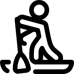 Standup Paddle Board 2 Icon from Ultimate Regular Set