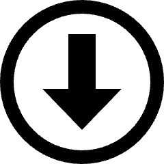 Button Circle Down 1 Icon from Nova Line Set