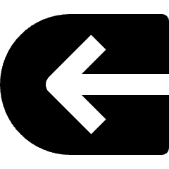 Button Circle Left 2 Icon from Nova Solid Set